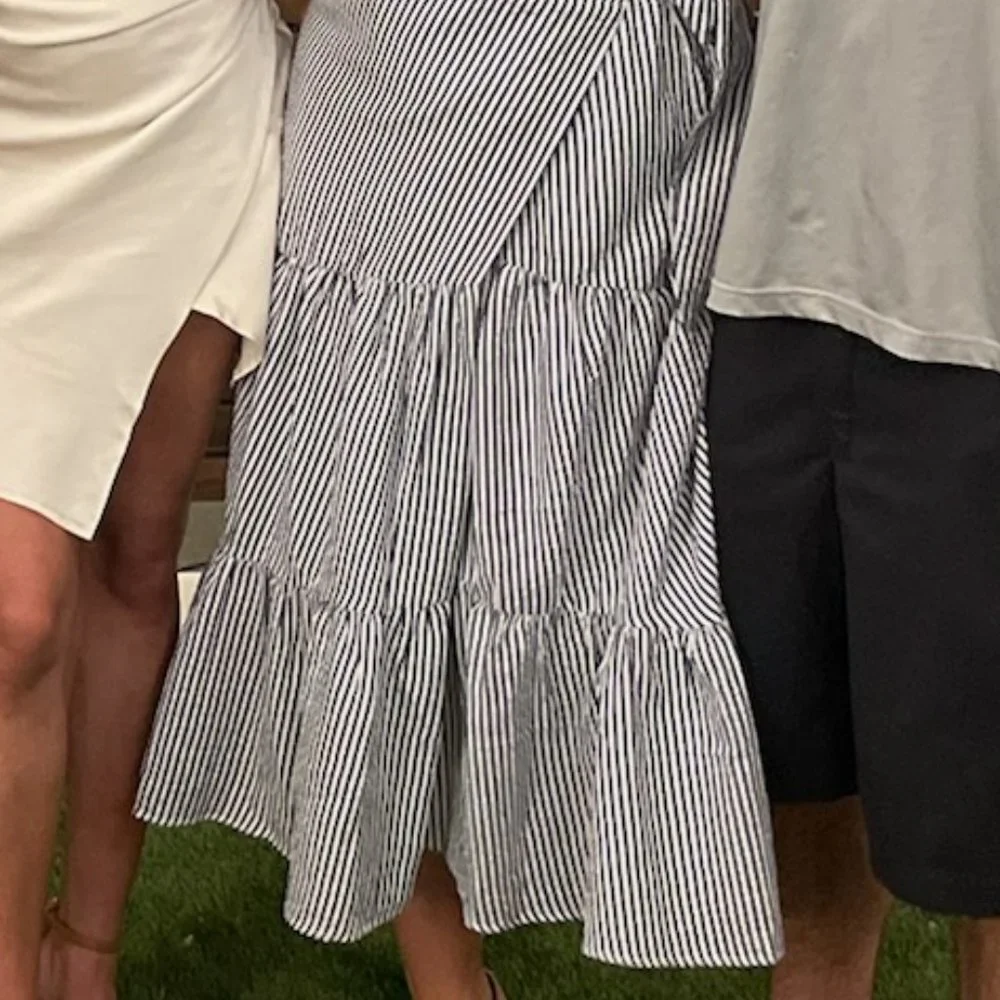 Hutch V-Neck Tiered Wrap Midi Dress - Picture 4 of 11
